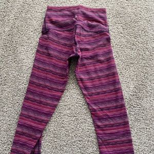 Lululemon wunder under 7/8 length legging